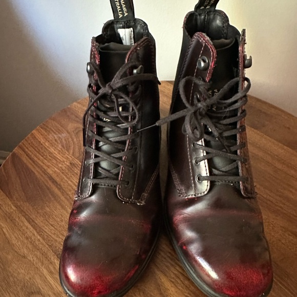 Blundstone | Water resistant | LACE UP BOOTS - BORDEAUX BRUSH | size 7.5 - Picture 8 of 8